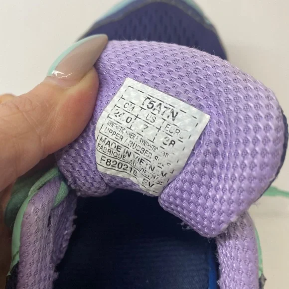 Asics Gel GT 1000 Duomax Running Shoes women size 7 Navy/Purple/Mint. T5A7N - Picture 8 of 8